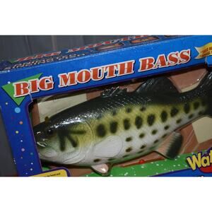 BIG Mouth Bass Signing Fishing Take Me to the River Angles of Morning 2000 NEW
